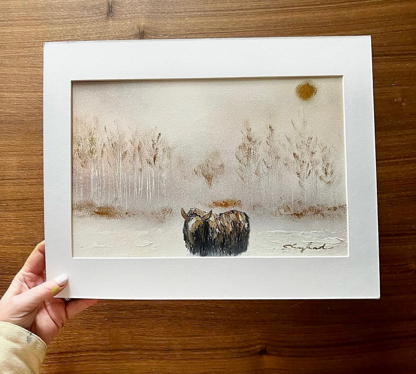 'Roamer' 9x12" original art on paper