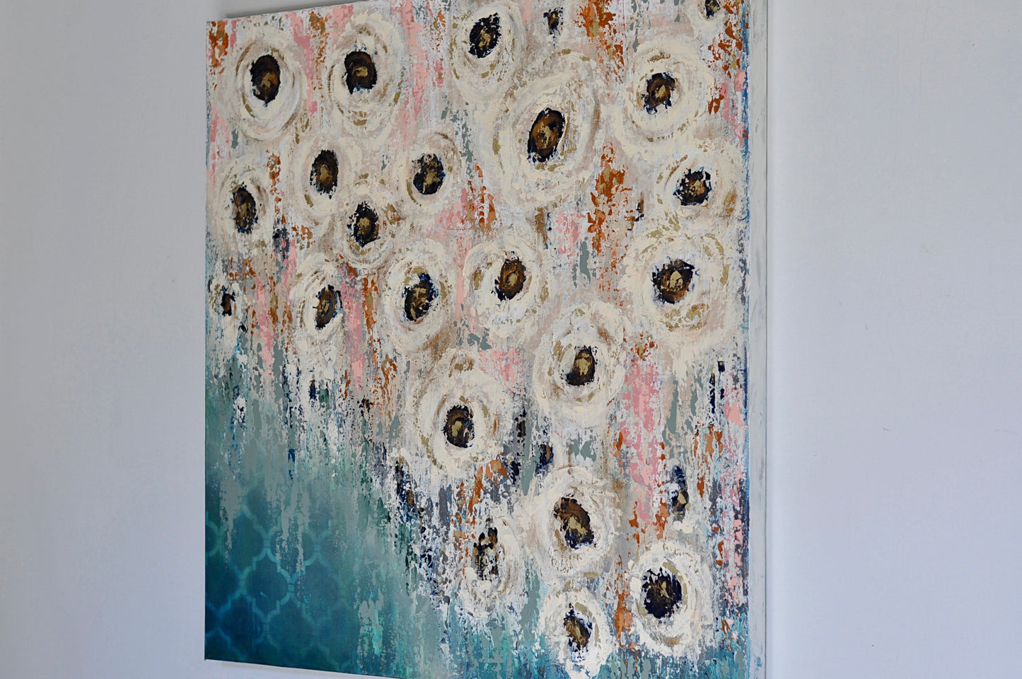 'Find Beauty' 36x36" original art