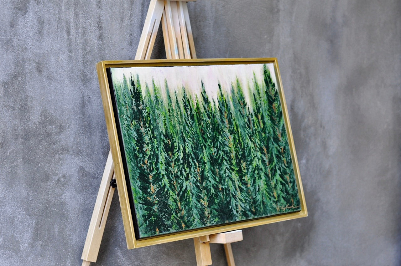 'Refuge' 18x24" original art framed