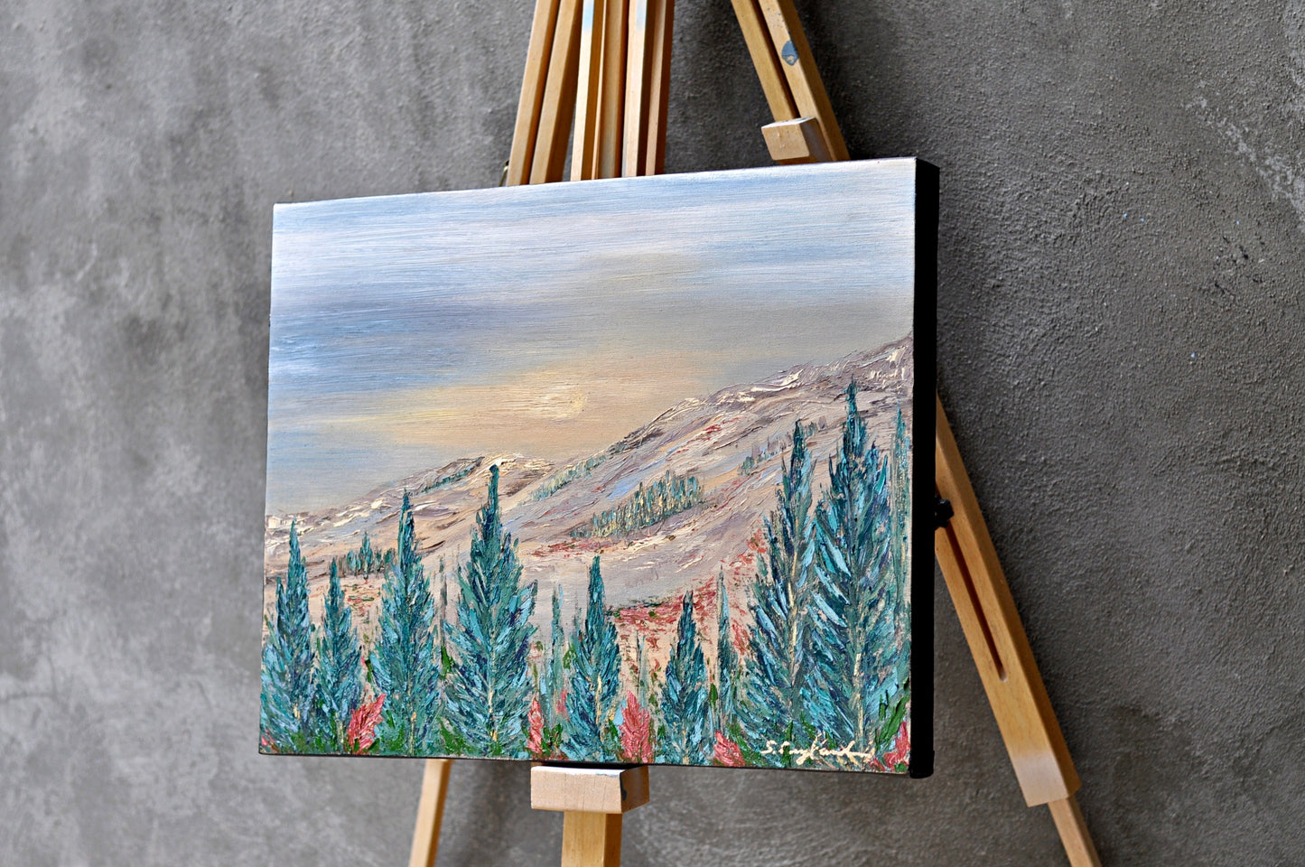 'Where the buffalo roam' 16x20 original art