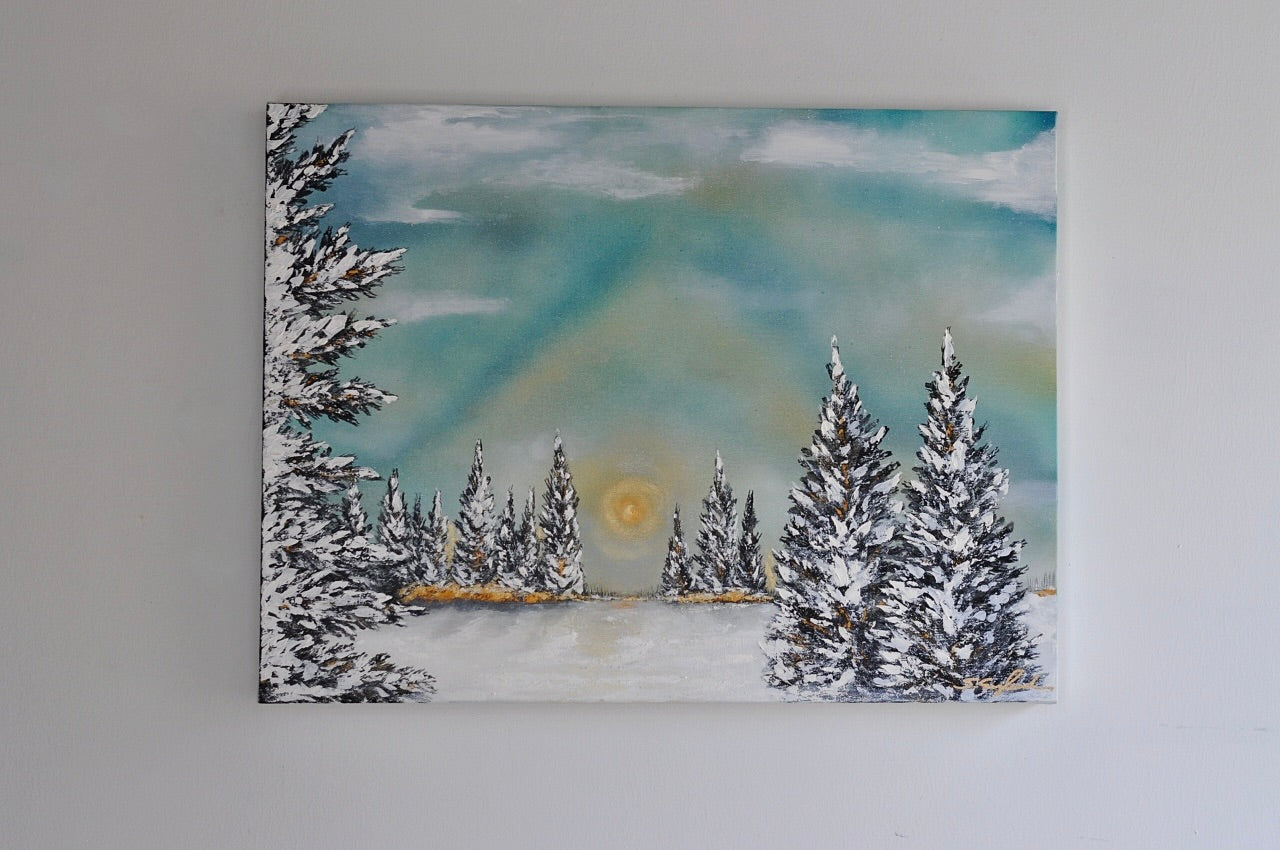 Northern Lights series 18x24" original art