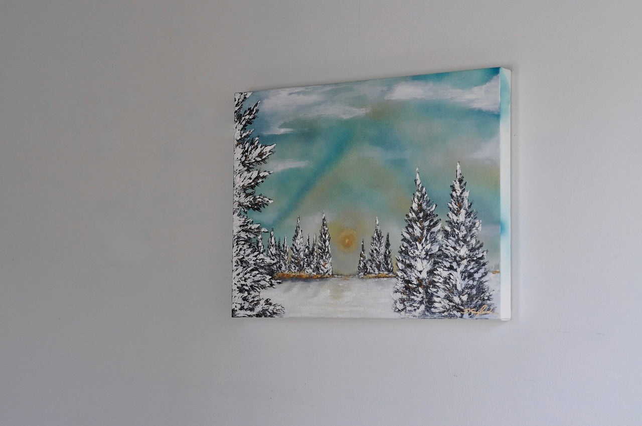 Northern Lights series 18x24" original art