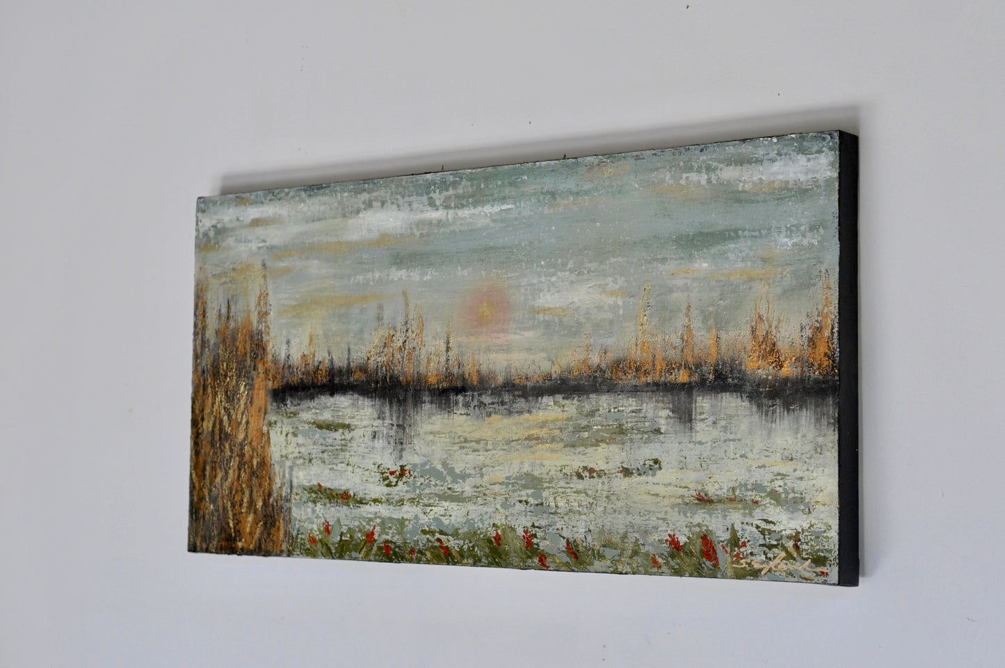 ' Stop and smell the flowers' 18x36" original art