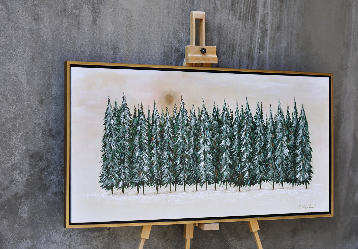 'On the horizon' 24x48" original art painting