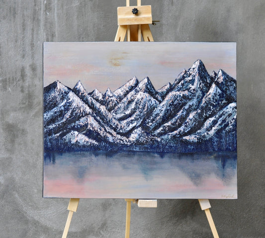'Coming down a mountain' 24x30" original art