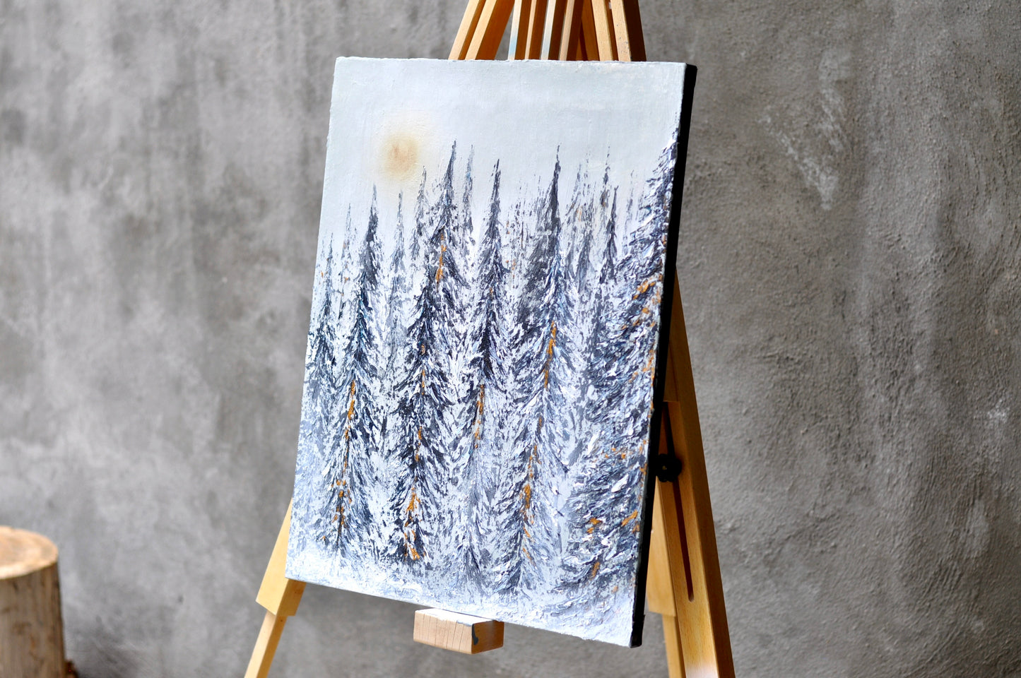 'First storm' 16x20" original art