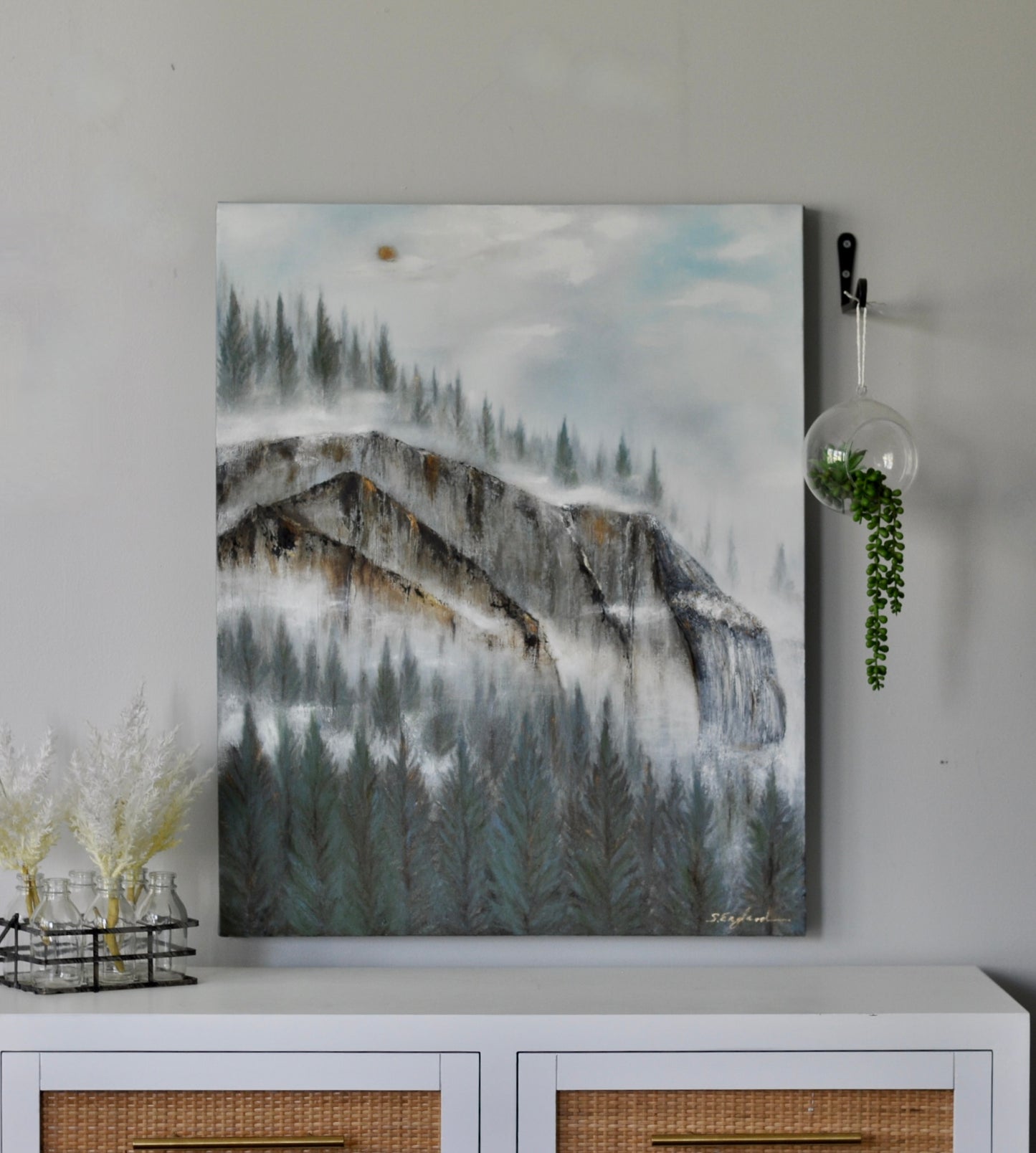 Original art 'Sound of silence' 24x36"