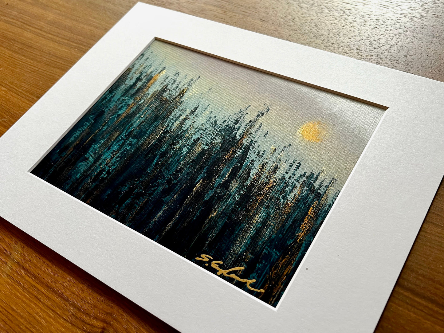 'Right of passage' 9x12" original art in 11x14 white mat