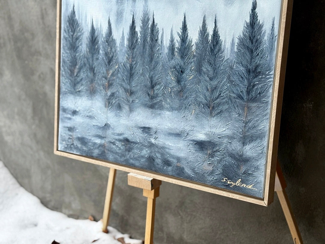 Original artwork - "Angles in the clouds" 24x36" framed canvas