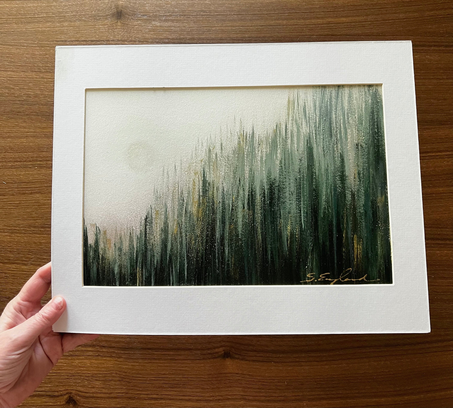 'Rise up' 9x12" original art on paper