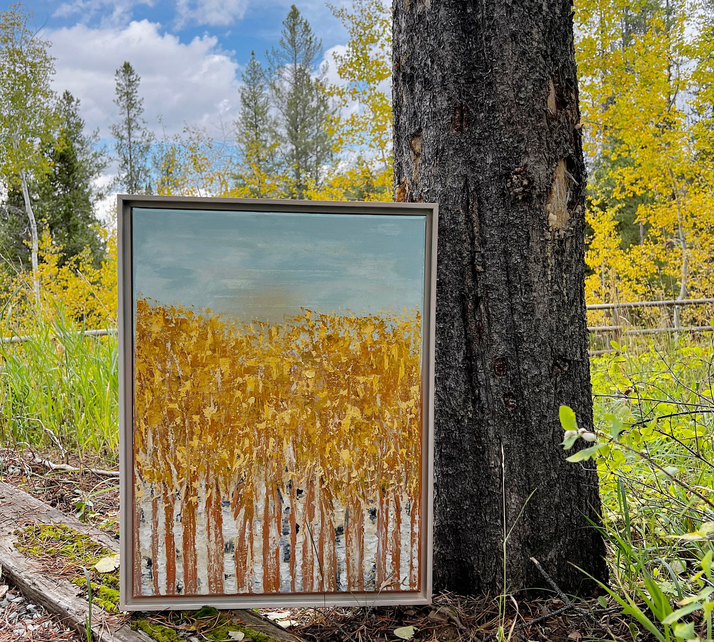 'Fall is in the air' 18x24" original art