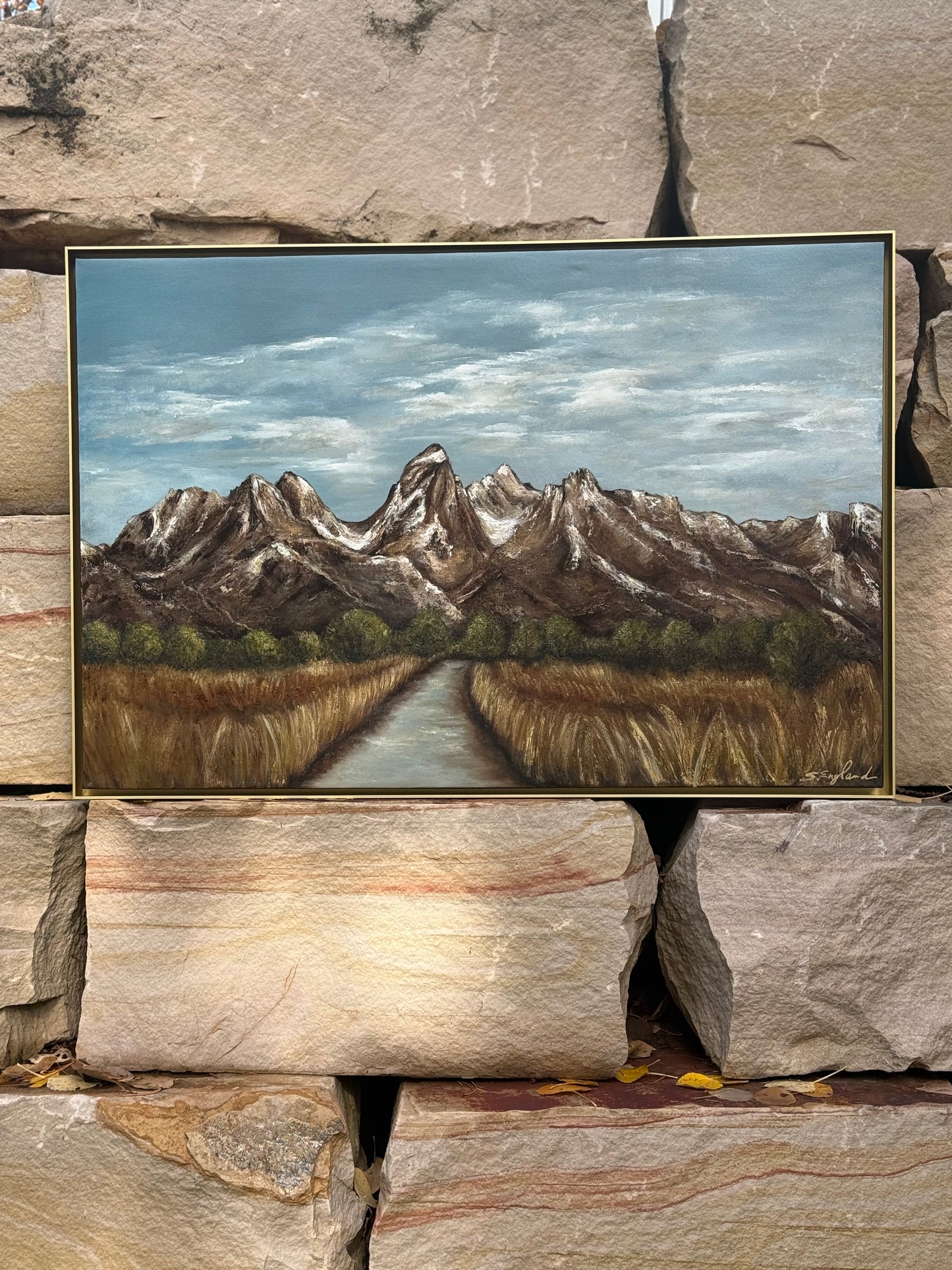 Original art 'You are pretty good company' 24x36"