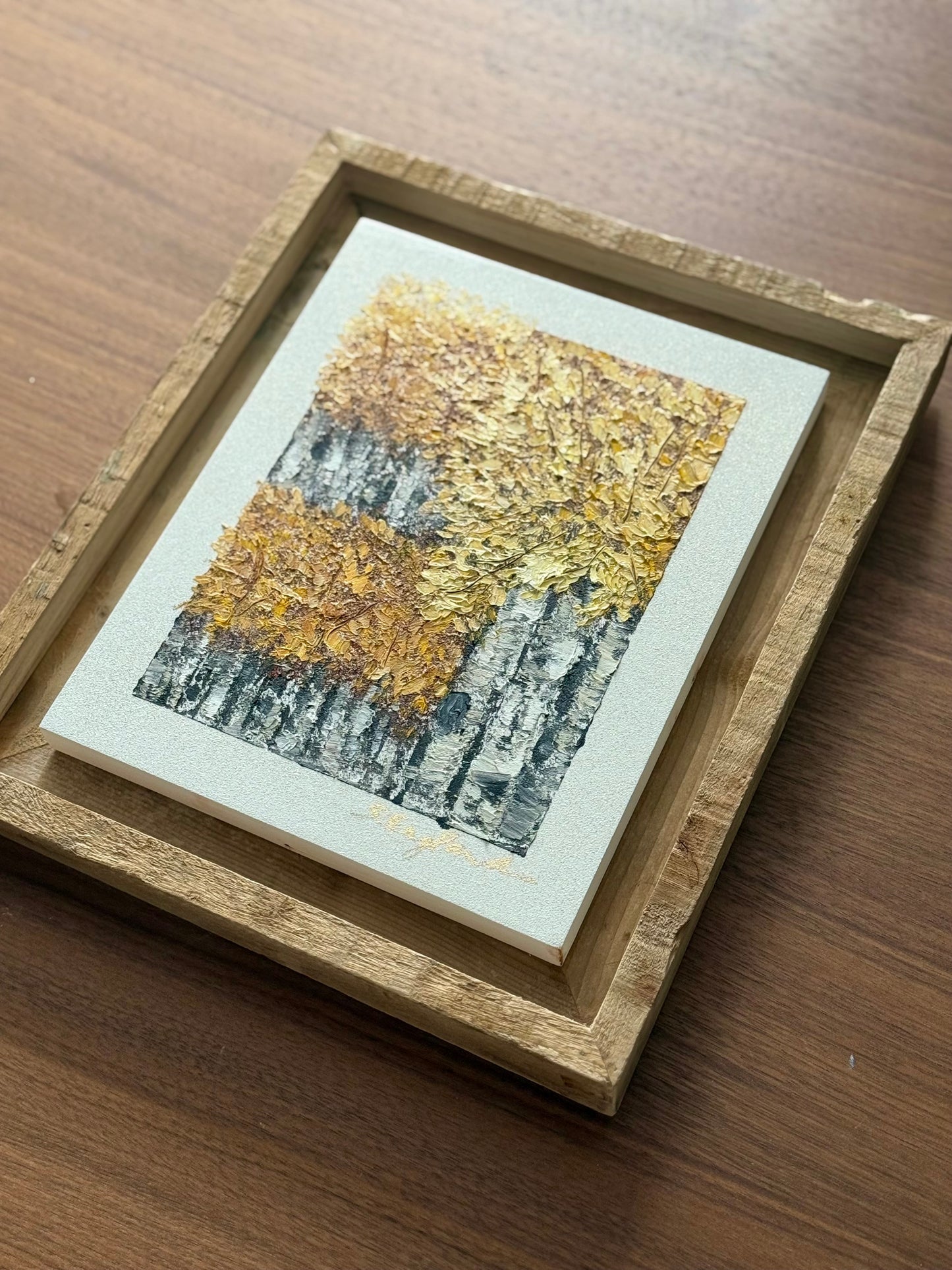 'I'll be back' 8x10 Original art on board