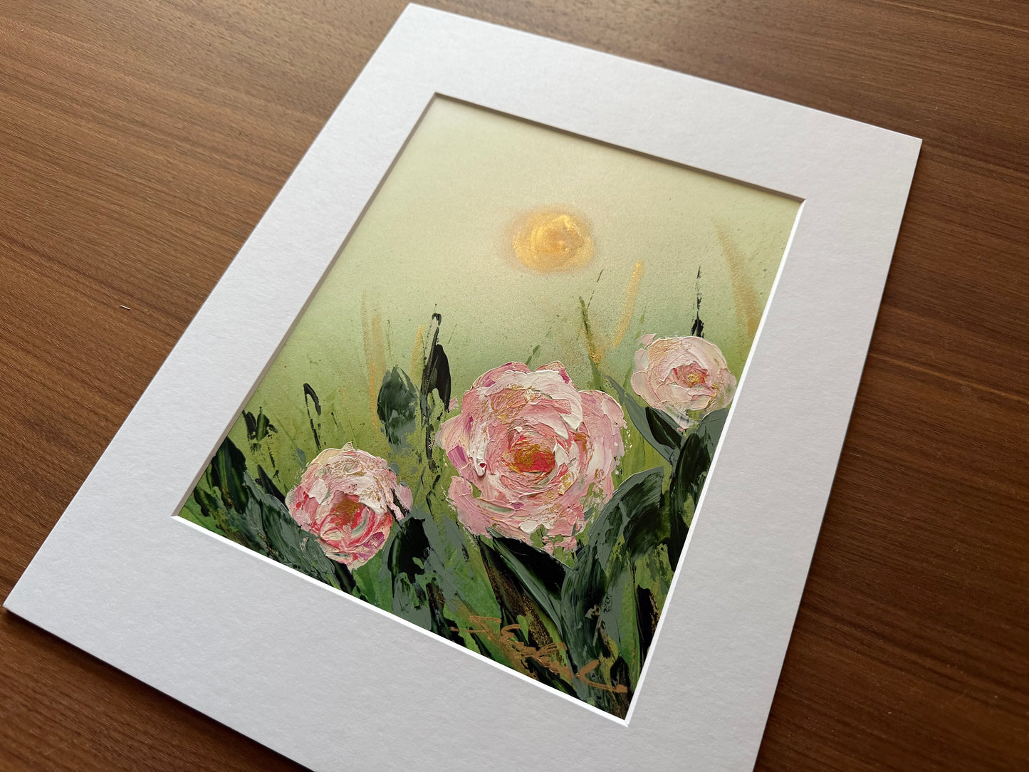 Floral art 8x10" original art