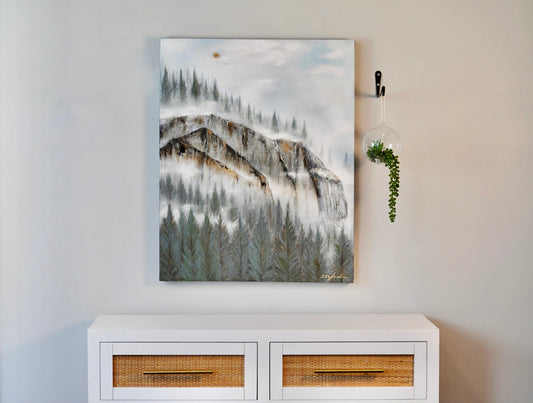 'Sound of silence' 24x30" contemporary art