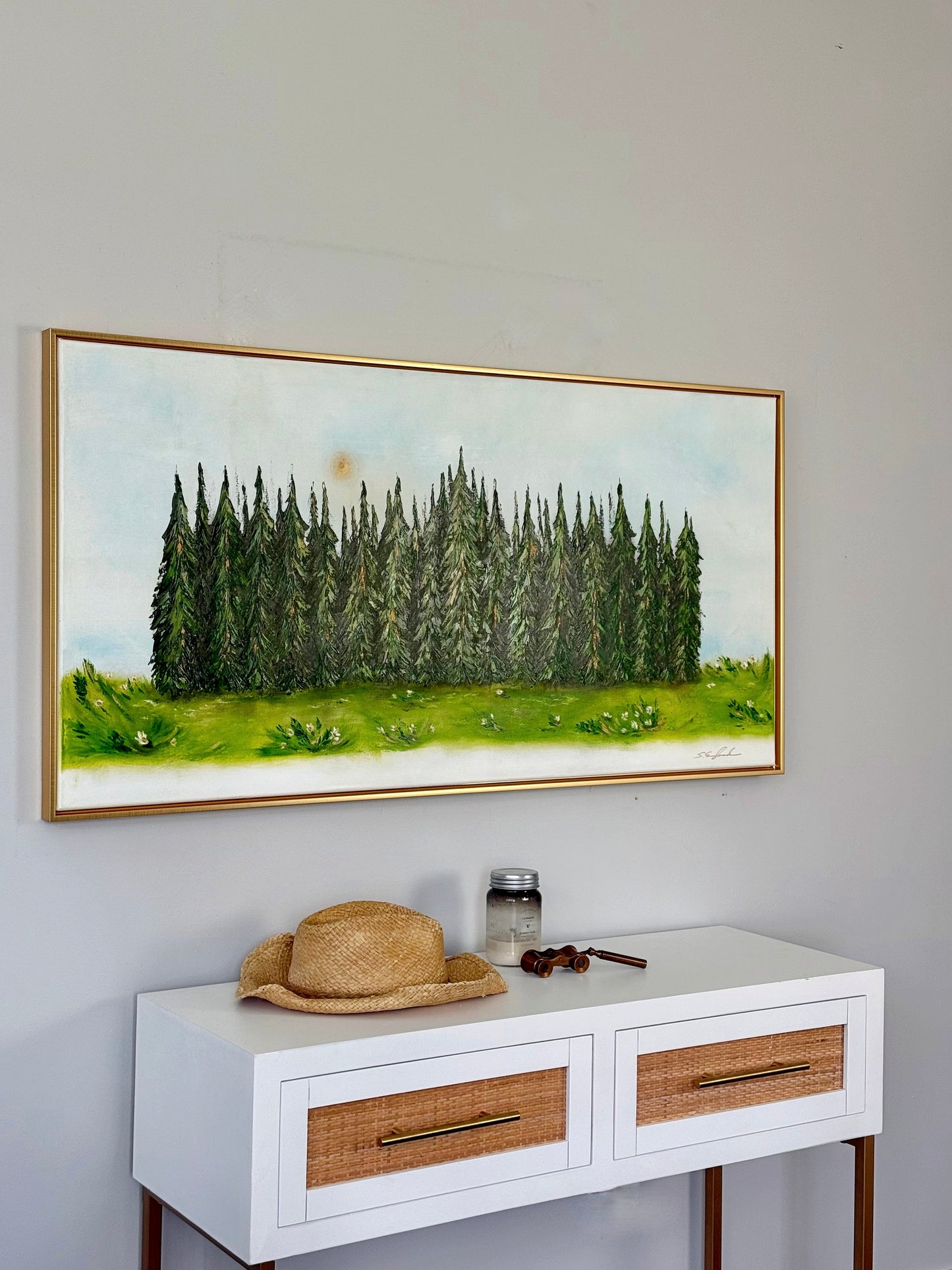 'plant a seed' spring addition 24x48" original art