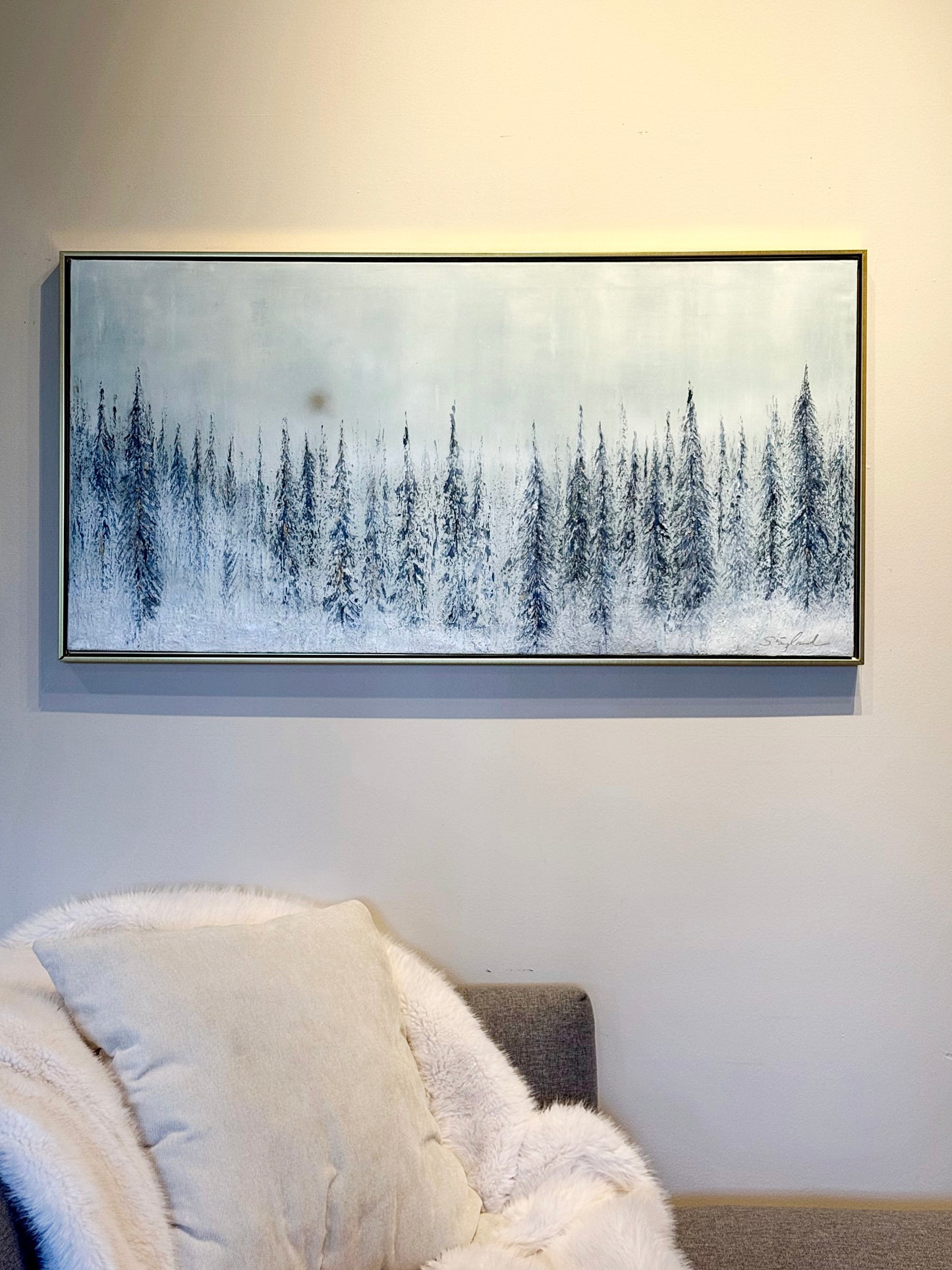 'head in the clouds' 24x48" original art