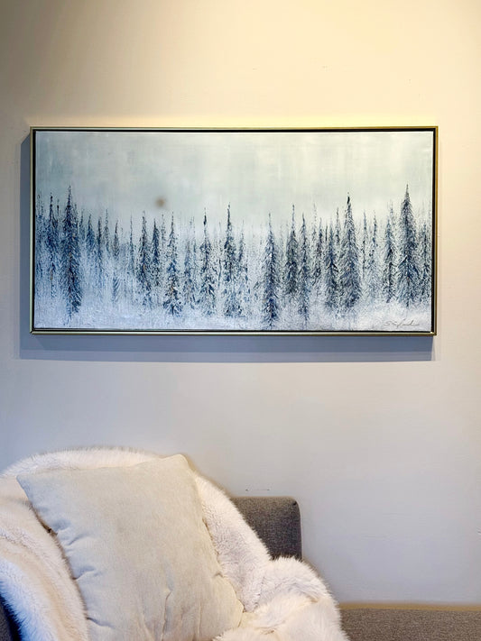 'head in the clouds' 24x48" original art