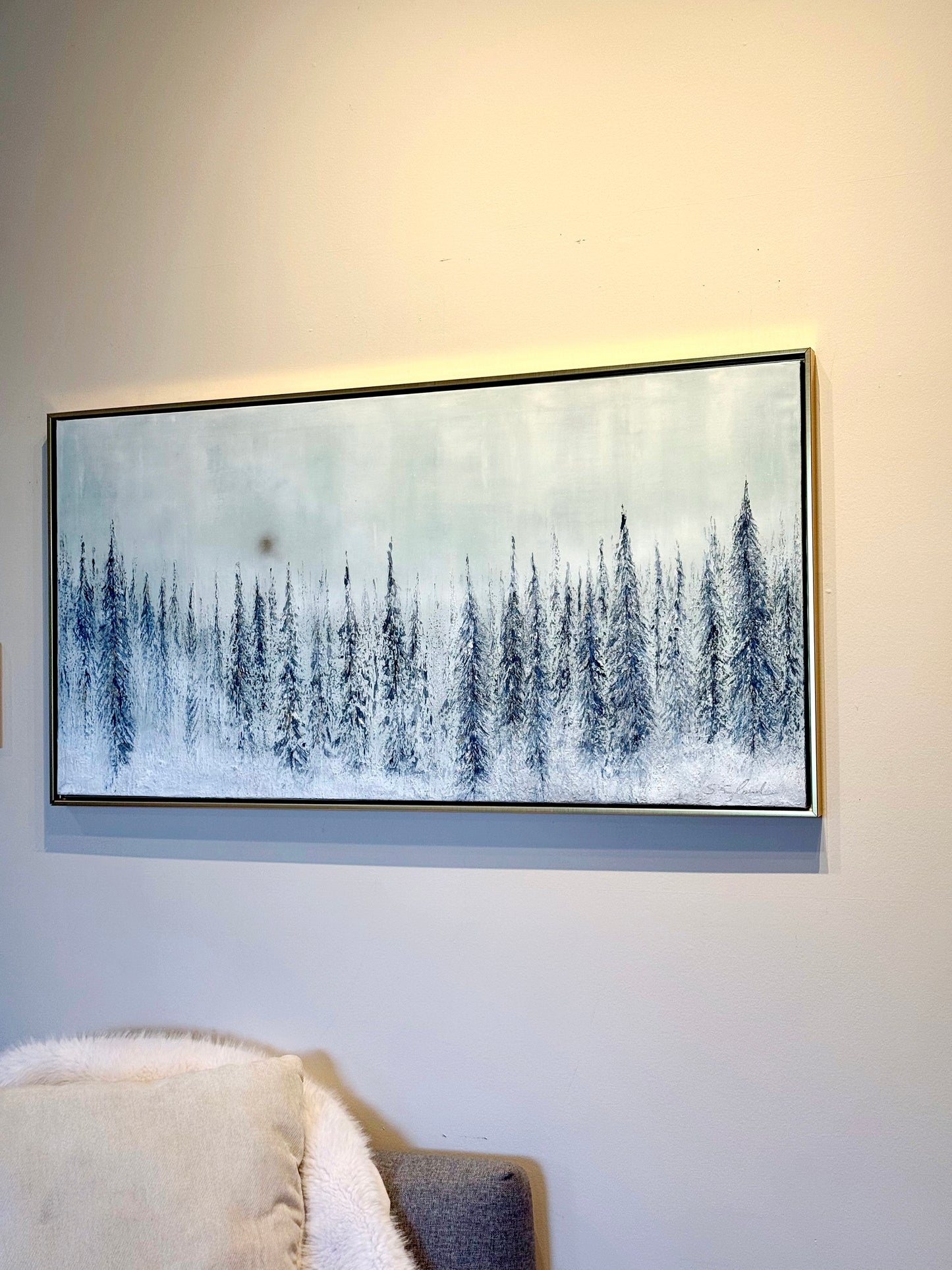 'head in the clouds' 24x48" original art