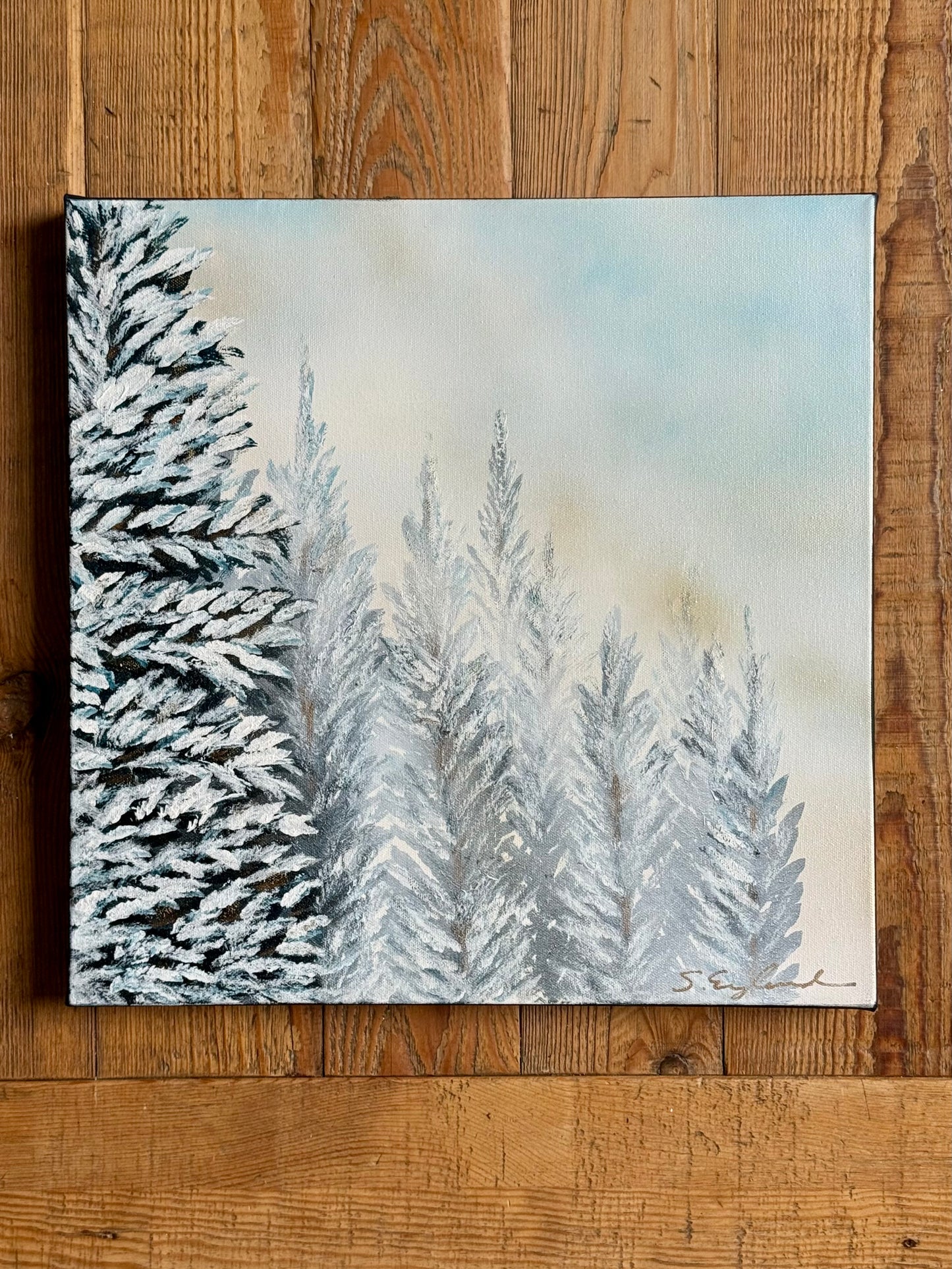 16x16" original art 'Just what i needed'