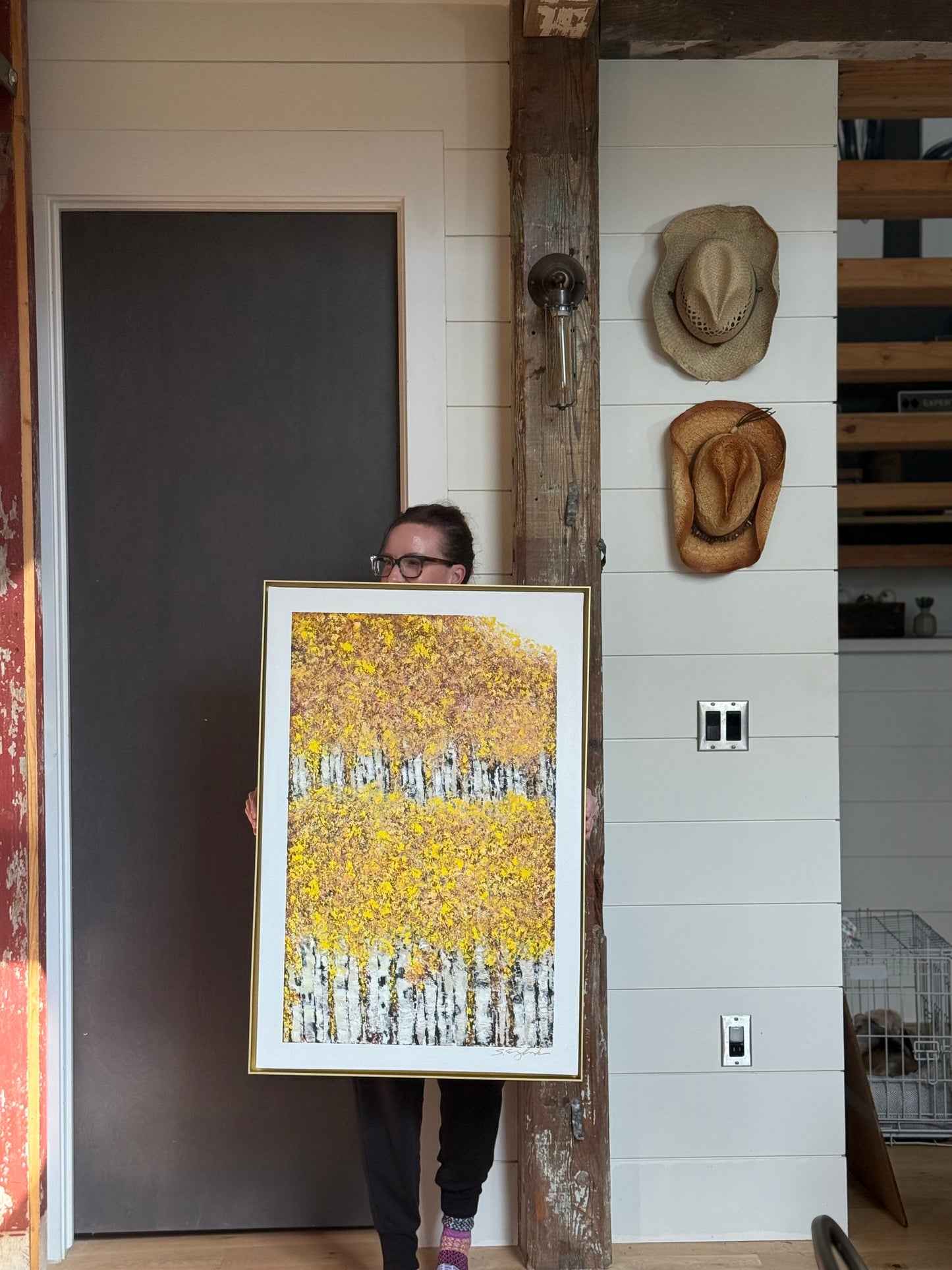 Original art 'Leave it behind' framed art