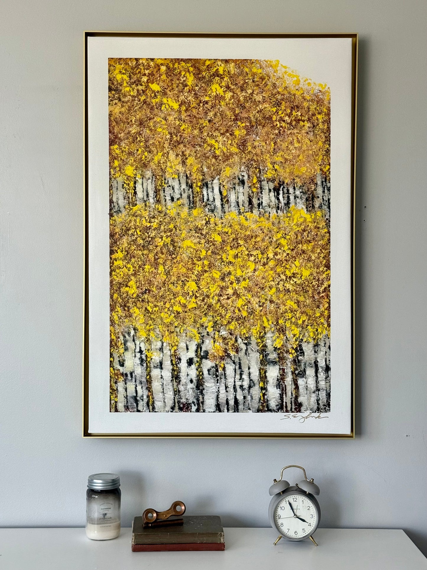 Original art 'Leave it behind' framed art