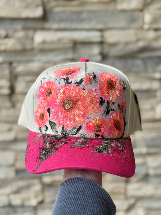 Wearable art original art trucker hat
