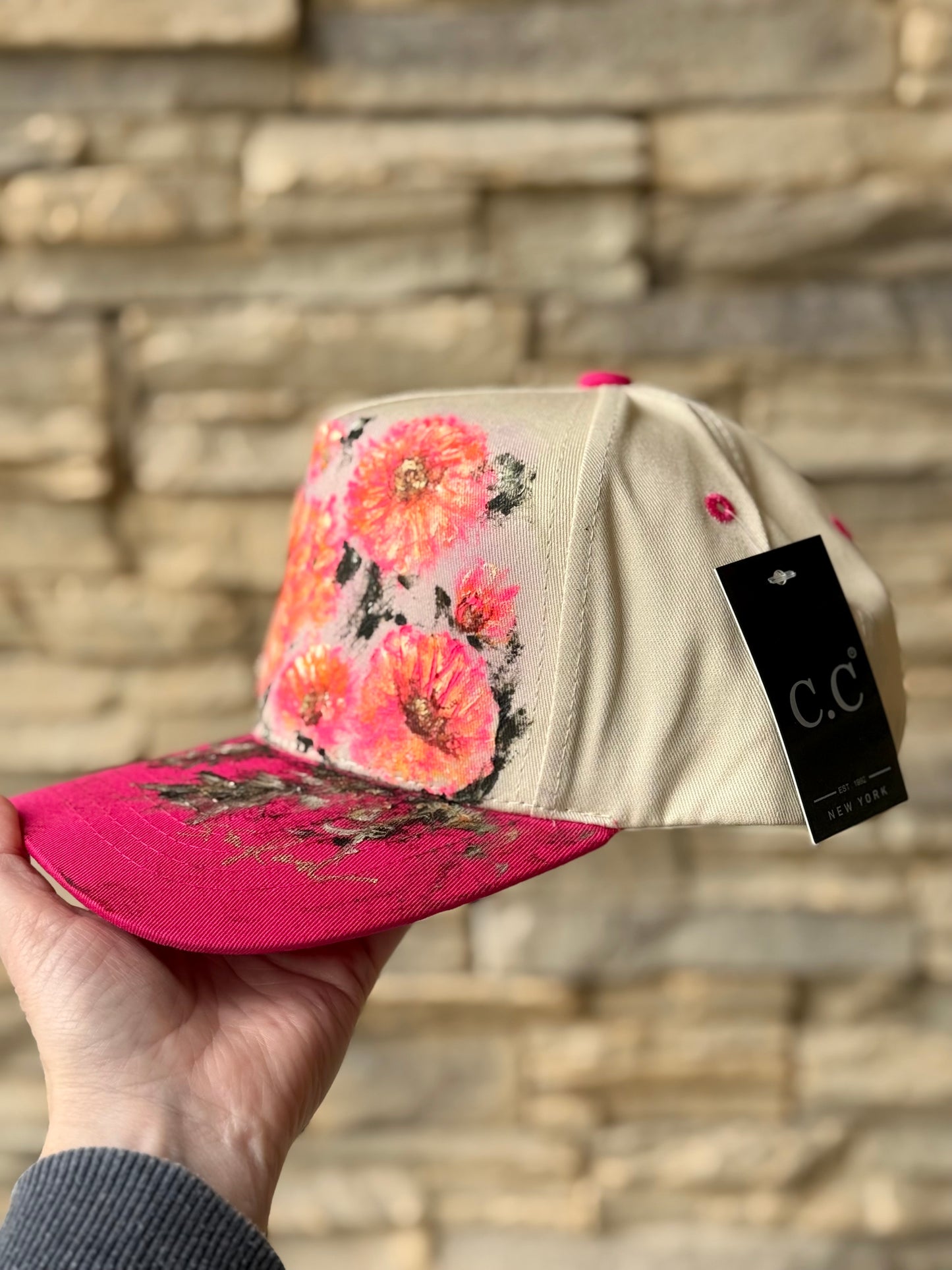 Wearable art original art trucker hat