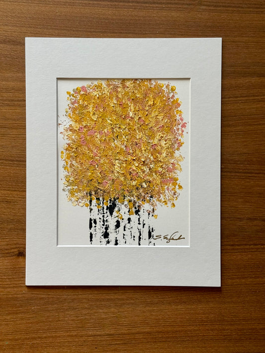 Original art on paper - 8x10 art in 11x14" mat