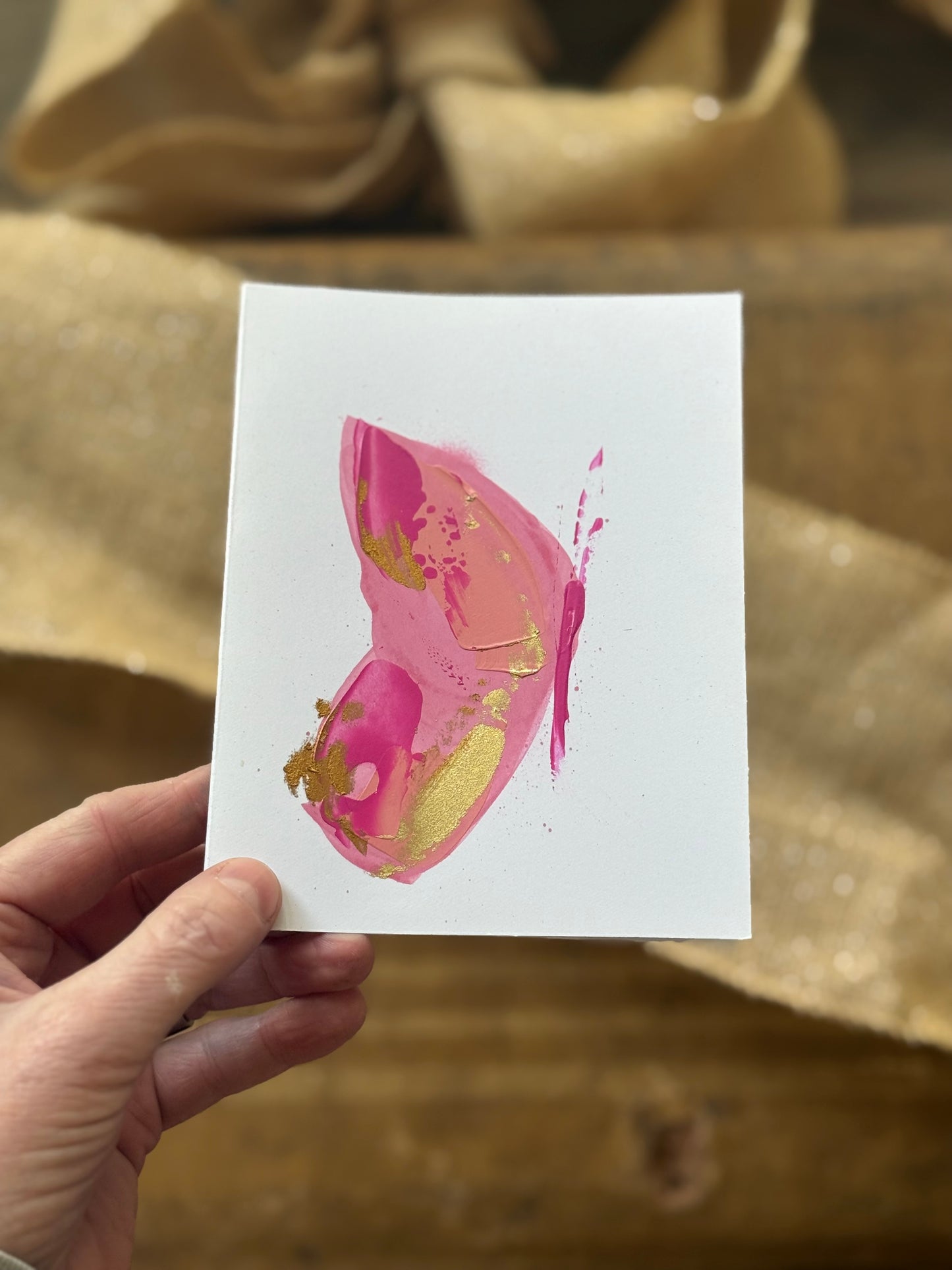 Original art cards - pack of five butterflies