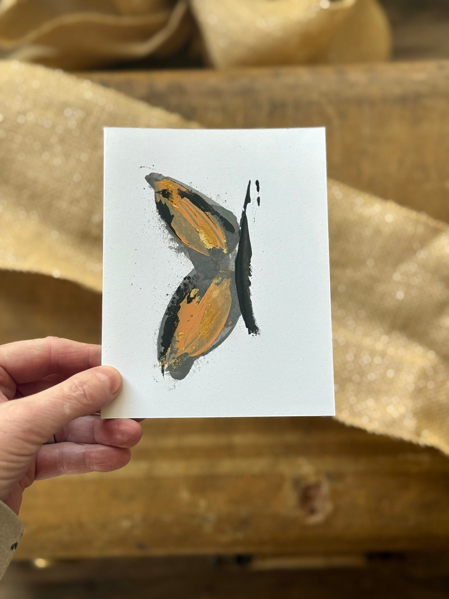 Original art cards - pack of five butterflies