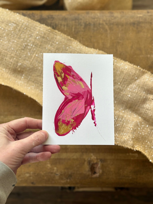 Original art cards - pack of five butterflies