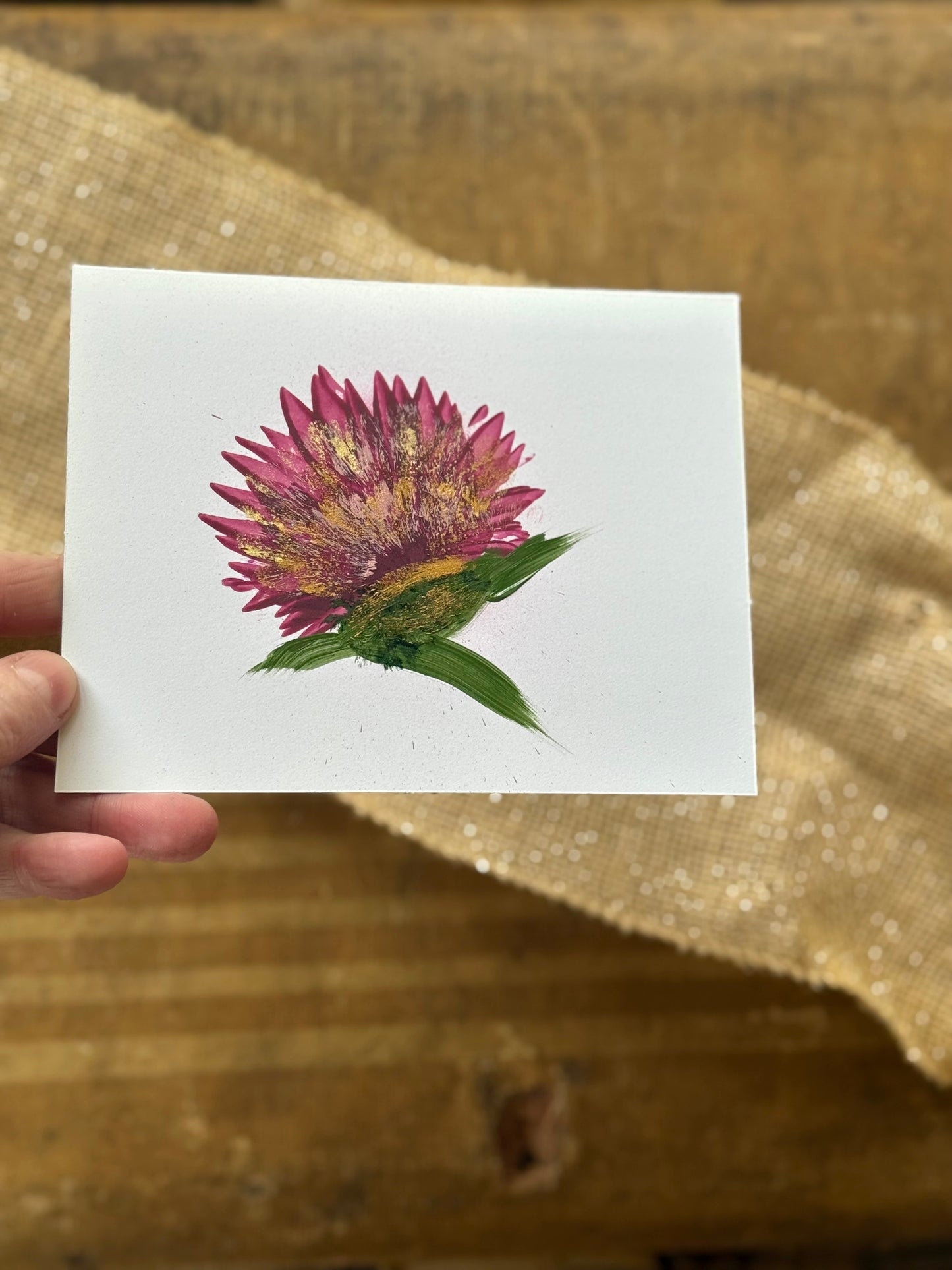 Original art notecards - variety pack flowers