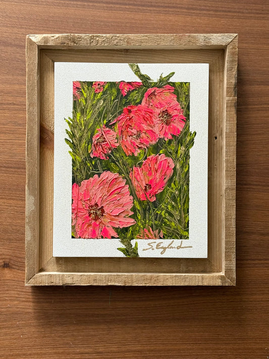 'Dive in' 8x10" original art on wood board