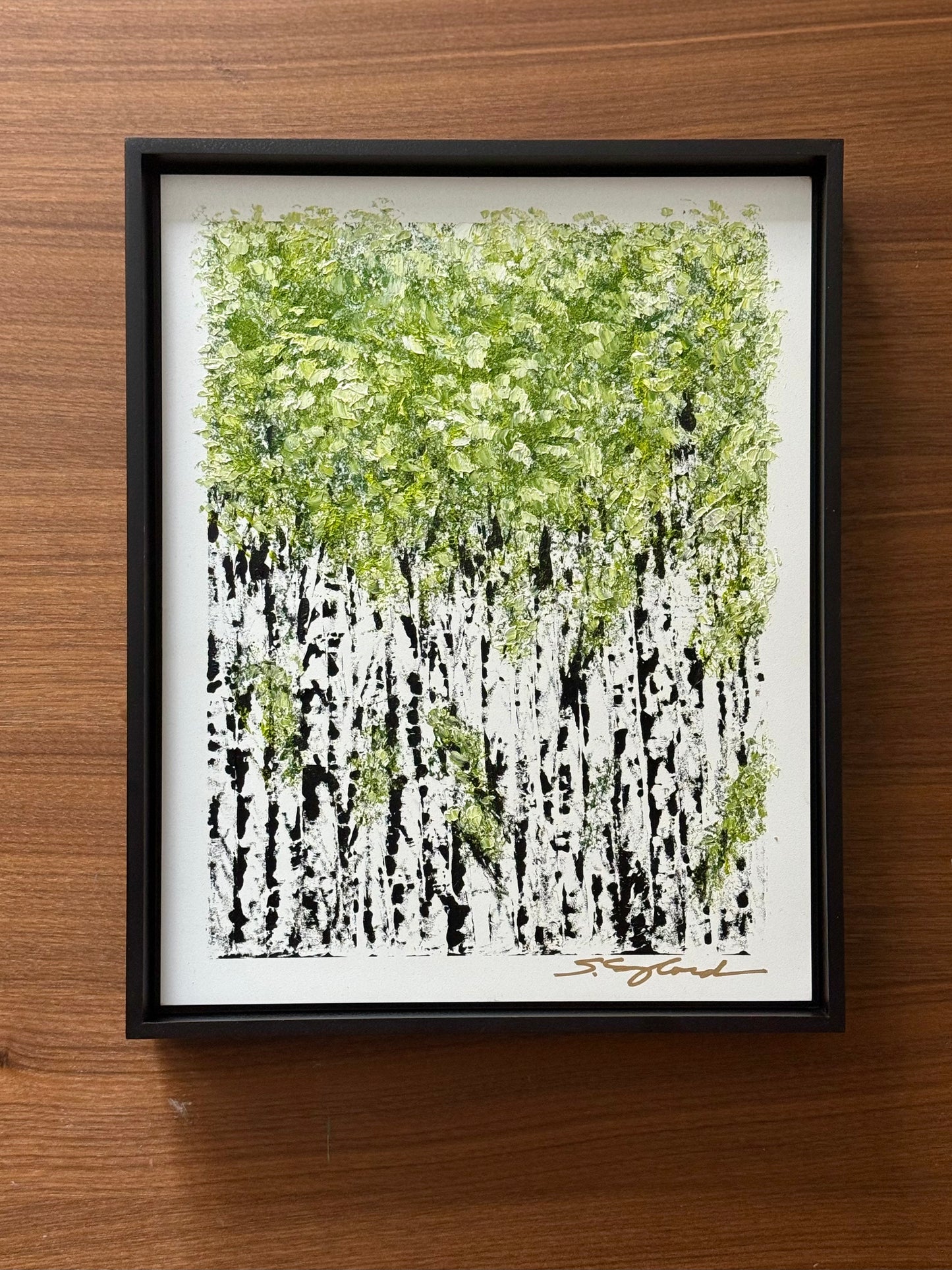 'Summer lovin' original art 11x14" on wood board